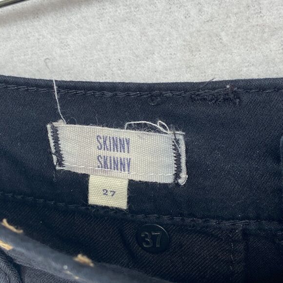 MADEWELL Jeans Women 27 Skinny Skinny Low Rise Ankle Dark Washed Denim Black - Picture 7 of 13